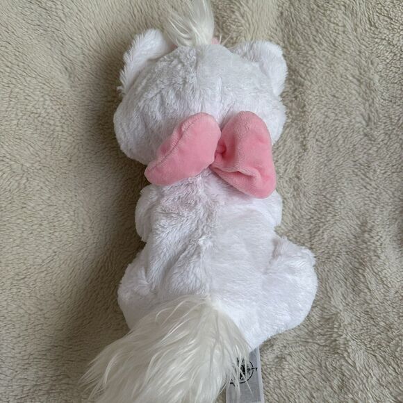 Disney Parks Babies Marie Plush 10" White Kitten No Blanket Stuffed Animal - Picture 3 of 6